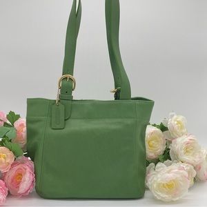 Vintage Leather Coach Waverly Shoulder Bag